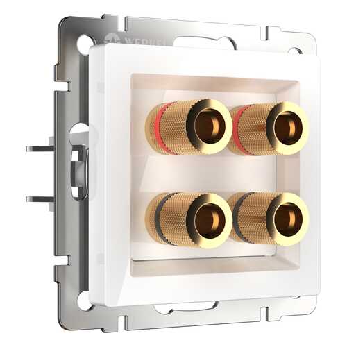 Аудио розетка Werkel акустическая WL01-AUDIOx4 a030771 белый в Аксон