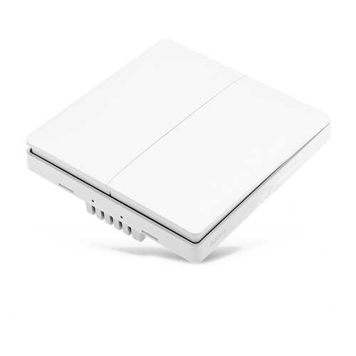 Настенный умный выключатель Xiaomi ZigBee Aqara QBKG03LM двухклавишный в Аксон