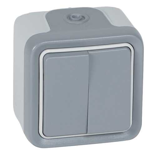 Переключатель Legrand Plexo, IP55, серый, артикул 069715 в Аксон