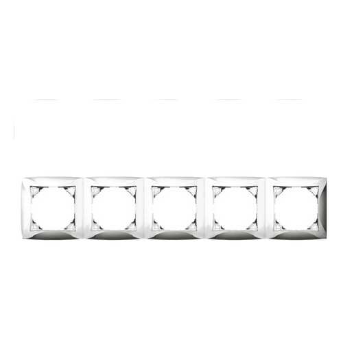 Рамка 5-я серебристый Дуэт Schneider Electric 21572 в Аксон