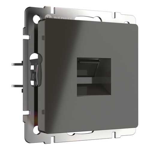 Розетка Ethernet RJ-45 Werkel WL07-RJ-45 серо-коричневый в Аксон