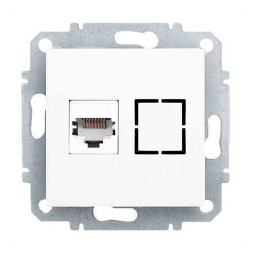Розетка Еthernet RJ-45 Zakru BIEN (Белый) в Аксон
