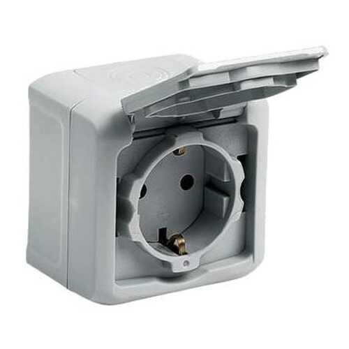 Розетка Legrand Quteo, 16 А, IP44, серый, артикул 782351 в Аксон