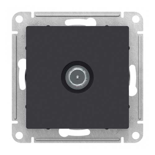 Розетка SE AtlasDesign Карбон TV оконечная 1DB, механизм в Аксон