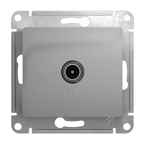 SE Glossa Алюминий Розетка TV, механизм в Аксон