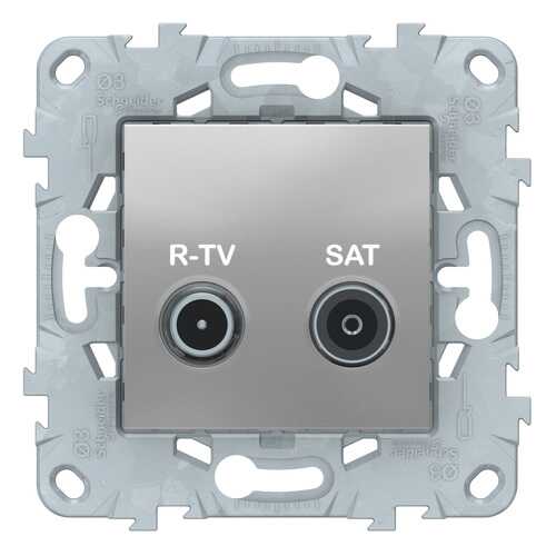 SE Unica New Алюминий Розетка R-TV/SAT, одиночная в Аксон
