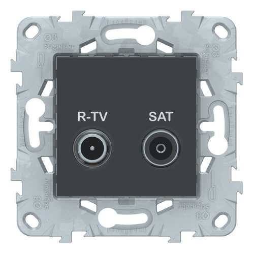 SE Unica New Антрацит Розетка R-TV/SAT, одиночная в Аксон