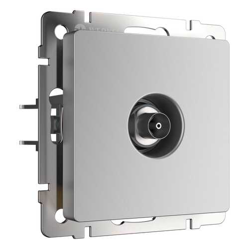 Телевизионная розетка Werkel оконечная WL06-TV a029836 серебряный в Аксон