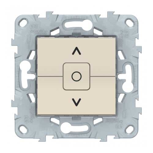 Выключатель SE Unica New Беж для жалюзи, 2-клавишный, сх. 4 в Аксон