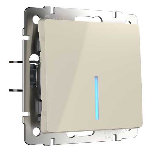 Выключатель Werkel WL03-SW-1G-2W-LED-ivory слоновая кость в Аксон