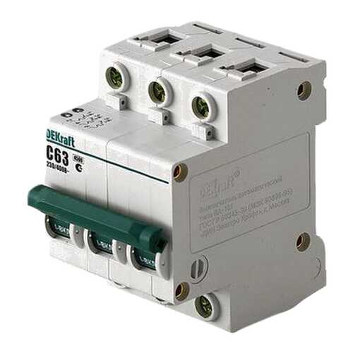 Автоматический выключатель 3Р 63А Schneider Electric DEKraft, арт. 11084DEK в Аксон