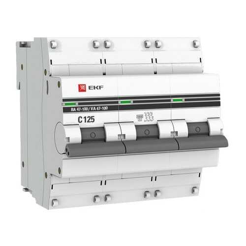 Автоматический выключатель EKF mcb47100-3-100C-pro в Аксон