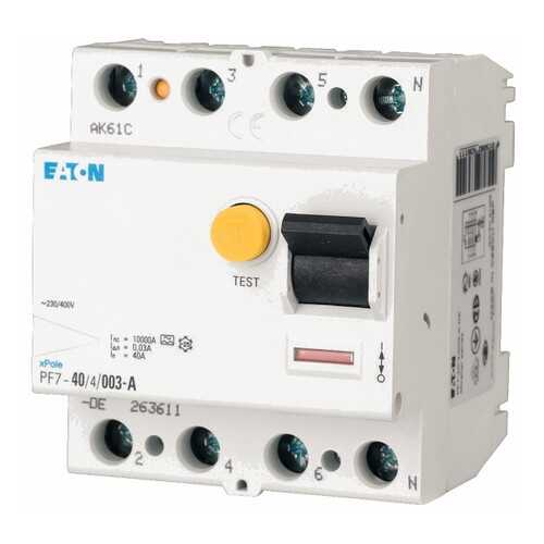 Устройство защитного отключения Eaton PF7-25/4/01-DE в Аксон