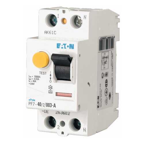 Устройство защитного отключения Eaton PF7-40/2/003-A-DE в Аксон