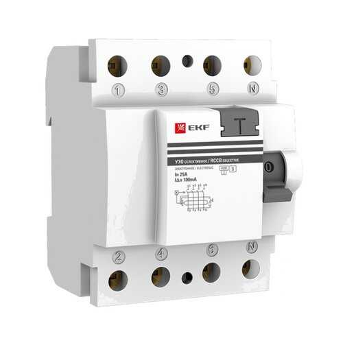 Устройство защитного отключения EKF elcb-4-100-300S-em-pro в Аксон