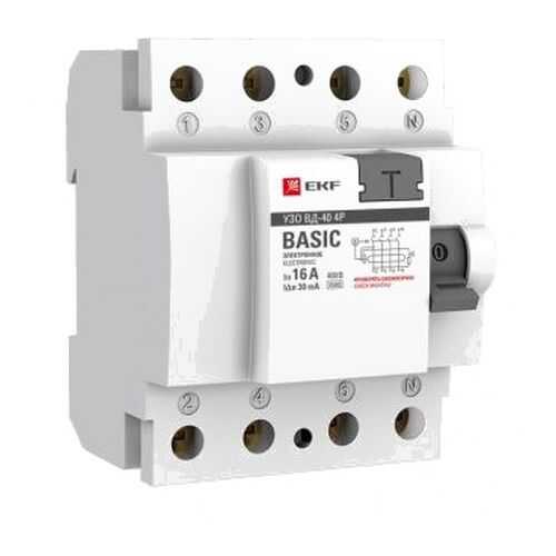 Устройство защитного отключения EKF elcb-4-40-30e-sim в Аксон