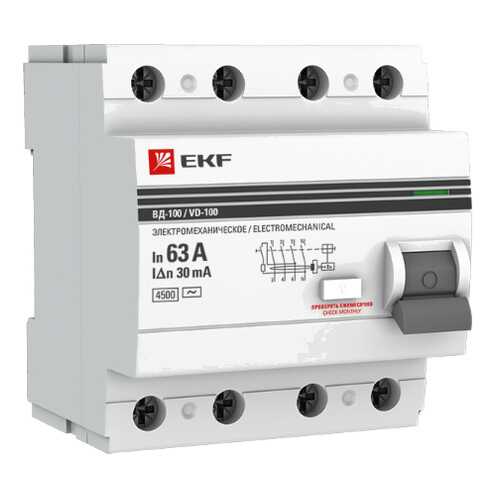 УЗО EKF elcb-4-63-30-em-pro в Аксон
