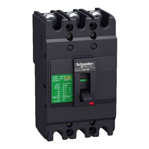 Выключатель автоматический EZC100F, 3 полюса, 100 А, 10 кА в Аксон