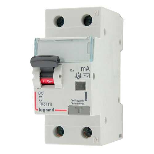 Выключатель дифференциального тока Legrand DX3 1П+Н C20А 30MA-AC 411003 в Аксон