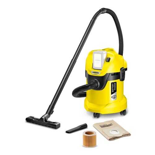 Аккумуляторный строительный пылесос Karcher WD 3 Battery 1.629-910.0 в Аксон