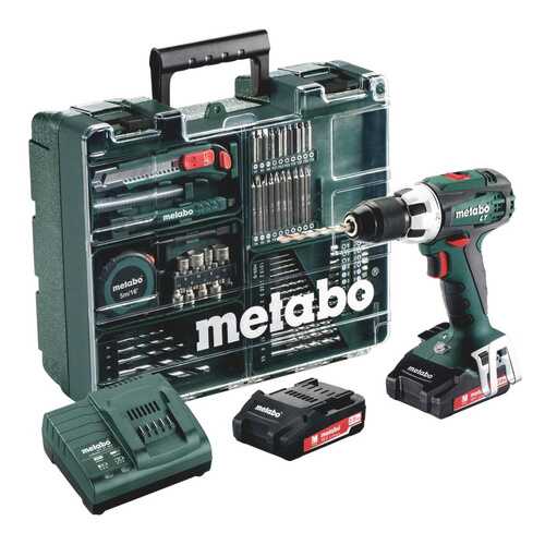 Аккумуляторная дрель-шуруповерт Metabo BS 18 LT Set 602102600 в Аксон