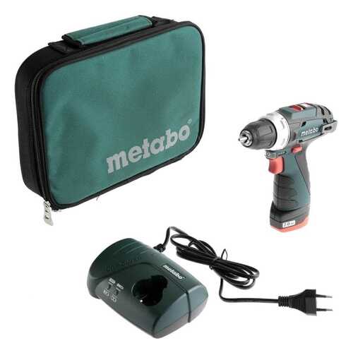 Аккумуляторная дрель-шуруповерт Metabo PowerMaxx BS 10,8 V 600079500 в Аксон