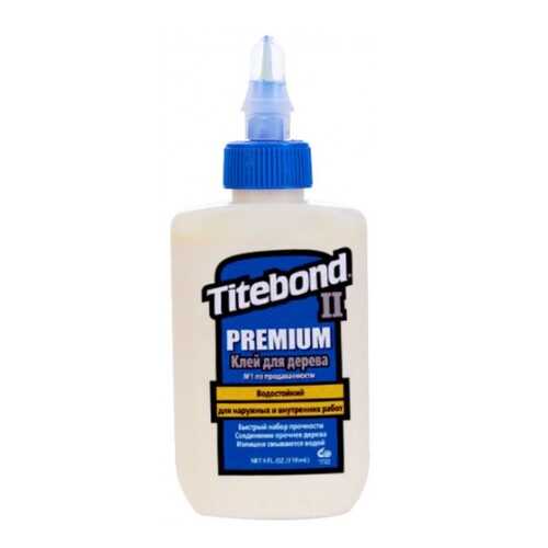 Клей TITEBOND D3 Premium столярный влагостойкий 118 мл синий в Аксон
