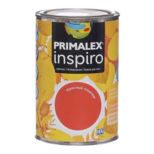 Краска для внутренних работ Primalex Inspiro 1л КрасныеПомпеи, 420186 в Аксон