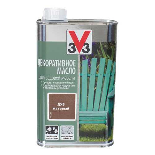 Декоративное масло для садовой мебеди 3V3 0.5л. бирюза в Аксон