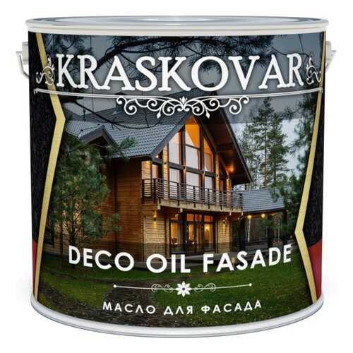 Масло для фасада Kraskovar Deco Oil Fasade Бесцветный 5л в Аксон