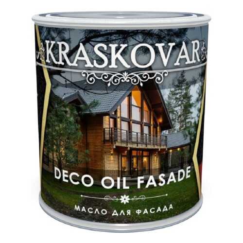 Масло для фасада Kraskovar Deco Oil Fasade Бургундия 0,75л в Аксон