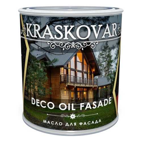 Масло для фасада Kraskovar Deco Oil Fasade Графит 2,2л в Аксон