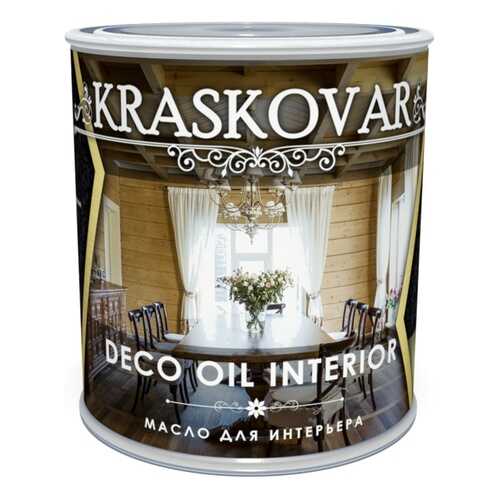 Масло для интерьера Kraskovar Deco Oil Interior Эбеновое дерево 0,75л в Аксон