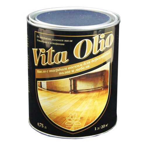 Масло Для полов и мебели Vita Olio Орех донской 0,75 л. с воском в Аксон