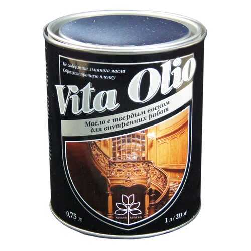 Масло Интерьерное Vita Olio Махагон 0,75 л. с воском в Аксон