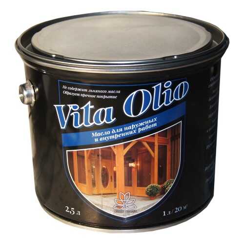 Масло Наружных работ Vita Olio Бук 5 л. без воска в Аксон