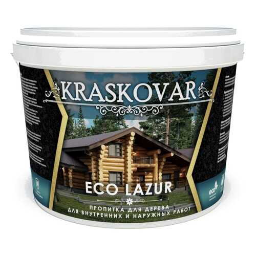 Пропитка для дерева Kraskovar Eco Lazur Орех 9 л в Аксон