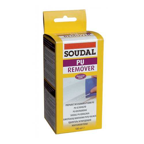 Удалитель затвердевшей пены SOUDAL PU Remover 100 ml, артикул 116544 в Аксон