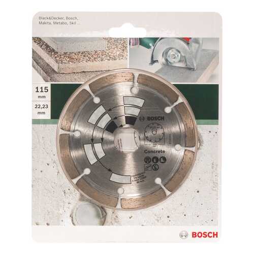 Алмазный диск Bosch БЕТОН 115 мм DIY 2609256413 в Аксон