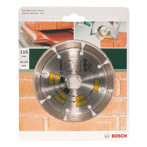 Алмазный диск Bosch УНИВЕРСАЛЬНЫЙ 115 мм DIY 2609256400 в Аксон