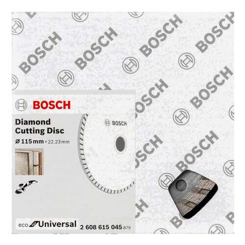 Диск алмазный отрезной Bosch ECO Univ,Turbo 115-22,23 2608615045 в Аксон