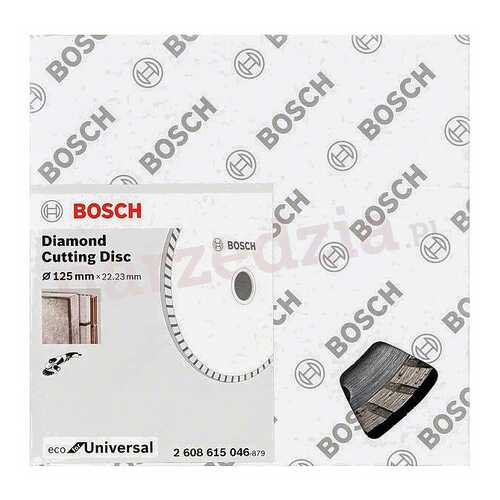 Диск алмазный отрезной Bosch ECO Univ,Turbo 125-22,23 2608615046 в Аксон