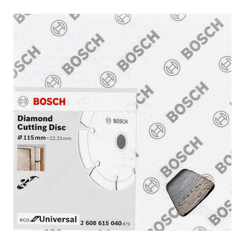 Диск алмазный отрезной Bosch ECO Universal 115-22,23 2608615040 в Аксон