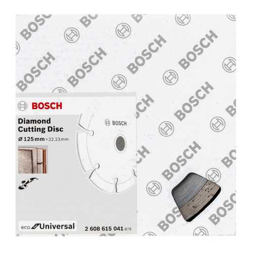 Диск алмазный отрезной Bosch ECO Universal 125-22,23 2608615041 в Аксон