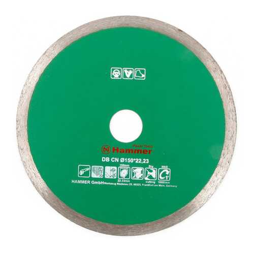 Диск алмазный отрезной по керамике Hammer Flex 206-108 DB CN (30692) в Аксон