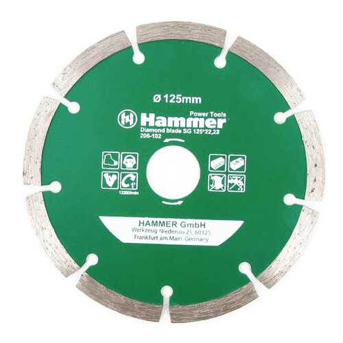 Диск алмазный отрезной универсальный Hammer 30686 в Аксон