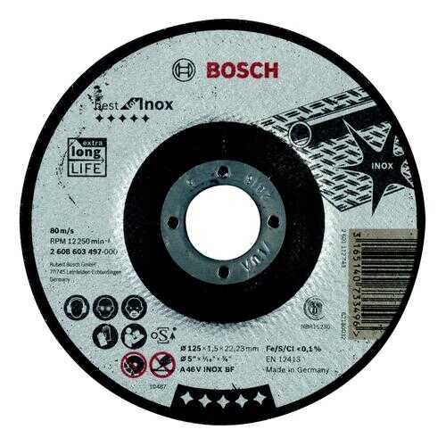 Круг отрезной BOSCH 115х1х22 Best for Inox (2608603491) в Аксон