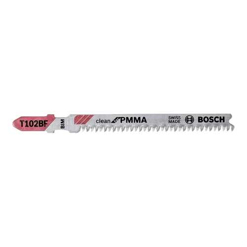 Набор пилок для лобзика Bosch T102BF CleanPMMA 2608636780 в Аксон