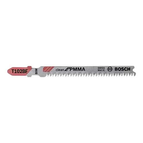 Набор пилок для лобзика Bosch T102BF CleanPMMA 2608636781 в Аксон