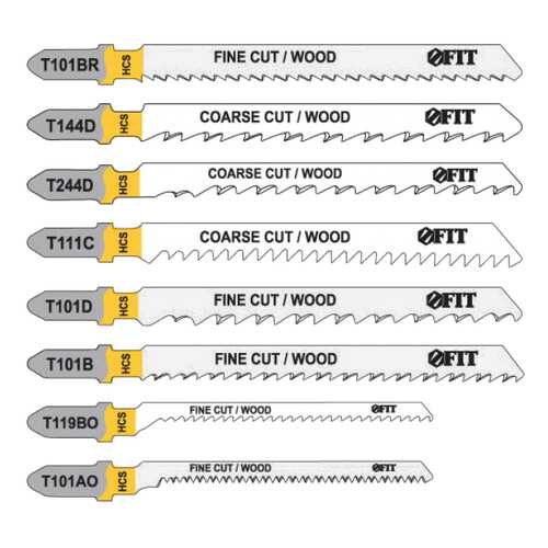 Набор полотен для электролобзика 10 шт. FIT 41013 в Аксон